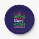 Search for happy new year paper plates Merry