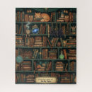 Search for bookshelf puzzles Sleeping cat