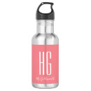 Search for initial water bottles For her