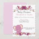 Search for pink grey baby shower invitations Summer
