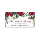 Search for response return address labels Floral