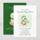 Search for alligator baby shower invitations Green