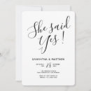 Search for simple engagement party invitations Minimalist
