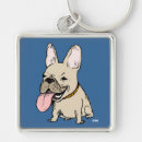 Search for funny french bulldog key rings Animals