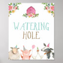 Search for farm animals birthday posters Watering hole