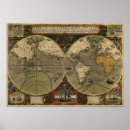 Search for historical world map posters Old world maps