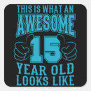 Search for 15 year old stickers Boy