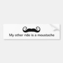 Search for moustache bumper stickers Humour