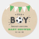 Search for soccer boy stickers Baby shower