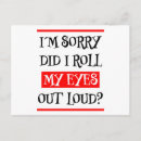 Search for eye roll postcards Birthday
