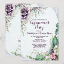 Search for foliage engagement party invitations Green