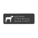 Search for great dane dog return address labels Silhouette