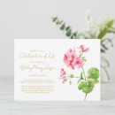 Search for geranium invitations Funeral