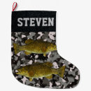 Search for fishing christmas stockings Camo