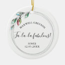 Search for first anniversary christmas tree decorations Newlywed