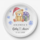 Search for winter baby shower plates We can bearly wait