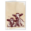 Search for cow drawing postcards Bull