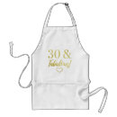 Search for 30th birthday aprons Aged to perfection