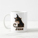 Search for witch and cat mugs Trick or treat