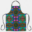 Search for aztec pattern aprons Blue