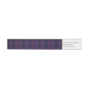 Search for plaid wedding return address labels Pattern