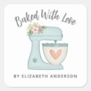 Search for baking logo stickers Made with love