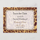 Search for leopard print save the dates Classic
