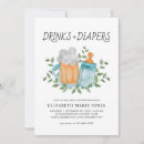 Search for beer and diaper baby shower invitations Drinks and diapers