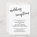 Search for simple casual wedding invitations Black and white