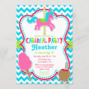 Search for carousel horse party invitations Girl