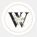 Search for w monogram stickers Simple