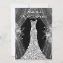 Search for black silver quinceanera invitations Dress