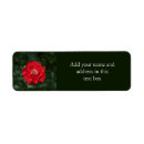 Search for red rose return address labels Summer