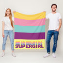 Search for girl superhero blankets Supergirl