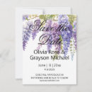 Search for wisteria wedding save the dates Botanical