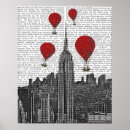 Search for red balloon posters Hot air balloon