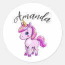 Search for name for girls stickers Unicorn