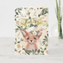 Search for woodland fox baby shower cards Floral