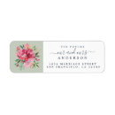 Search for pink flowers return address labels Script