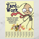 Search for yard work flyers Mowing