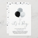 Search for confetti baby shower invitations Black