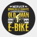 Search for old man stickers Cyclist