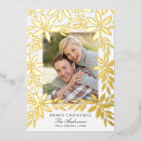 Search for gold foil christmas cards Gold and white