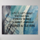 Search for dance in the rain posters Blue