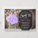Search for mason jar sweet 16 invitations String lights