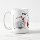 Search for christmas character mugs Illustration