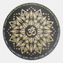 Search for yoga om stickers Mandala