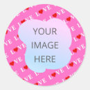 Search for romantic pink valentines day stickers Thank you