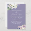 Search for purple hydrangea wedding invitations Lavender