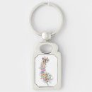 Search for giraffe print rectangular key rings Drawing